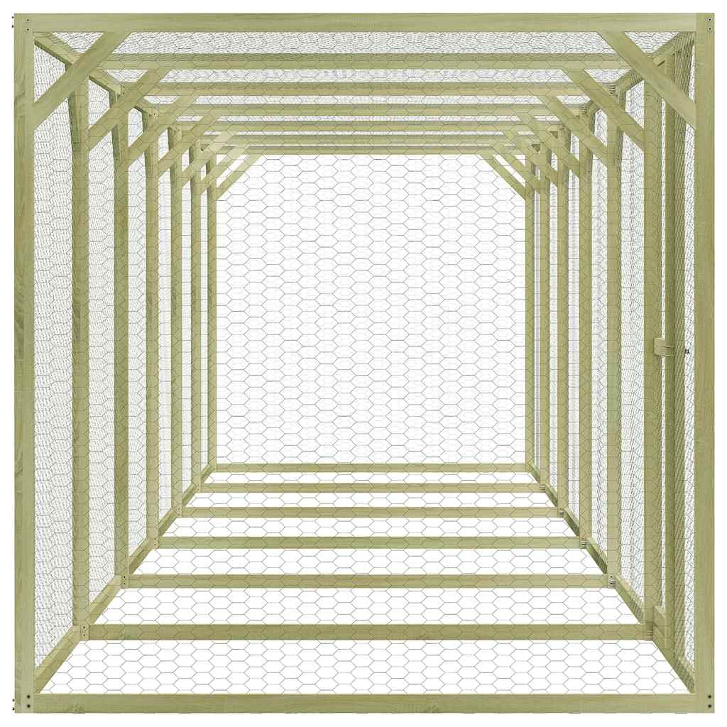 Pollaio 9x1,5x1,5 m in Acciaio
